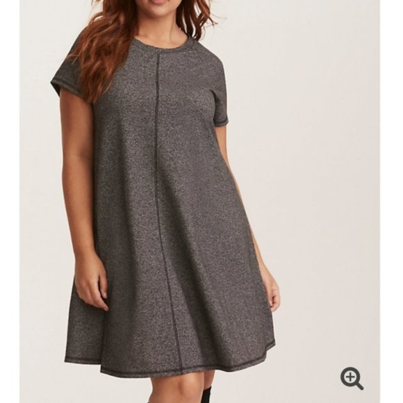 torrid Dresses & Skirts - Torrid Grey Swing Dress size 3
